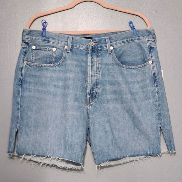 ☀️Edwin, Womens Cai Shorts. Light Wash, Size 34 - Picture 1 of 6